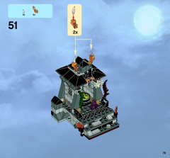 LEGO 9465 instructions page 75 – build guide