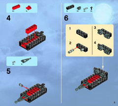 LEGO 9467 instructions page 3 – build guide