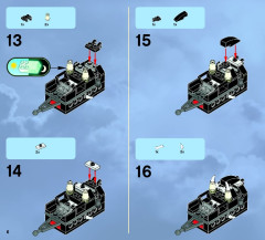 LEGO 9467 instructions page 6 – build guide