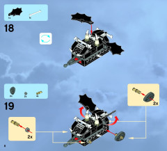LEGO 9467 instructions page 8 – build guide