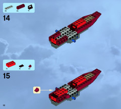 LEGO 9467 instructions page 10 – build guide