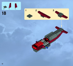 LEGO 9467 instructions page 12 – build guide