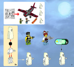 LEGO 9467 instructions page 3 – build guide