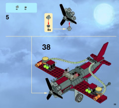 LEGO 9467 instructions page 33 – build guide