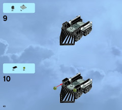 LEGO 9467 instructions page 40 – build guide