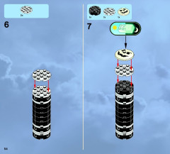 LEGO 9467 instructions page 54 – build guide