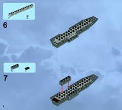 LEGO 9467 instructions page 6 – build guide