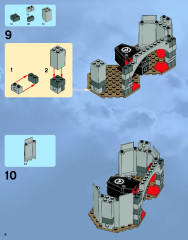 LEGO 9468 instructions page 6 – build guide
