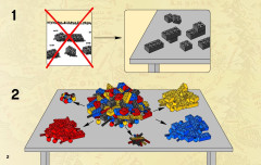 LEGO 9469 instructions page 2 – build guide