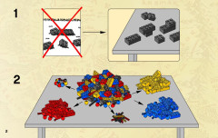 LEGO 9470 instructions page 2 – build guide