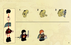 LEGO 9470 instructions page 3 – build guide