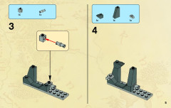 LEGO 9470 instructions page 5 – build guide