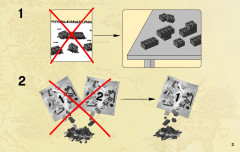LEGO 9471 instructions page 3 – build guide