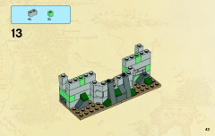 LEGO 9471 instructions page 43 – build guide