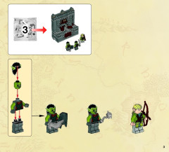 LEGO 9473 instructions page 3 – build guide