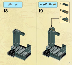 LEGO 9473 instructions page 45 – build guide