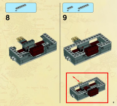LEGO 9473 instructions page 9 – build guide