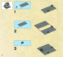 LEGO 9473 instructions page 10 – build guide