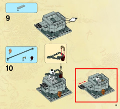 LEGO 9473 instructions page 13 – build guide