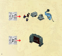 LEGO 9473 instructions page 2 – build guide