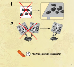 LEGO 9473 instructions page 3 – build guide