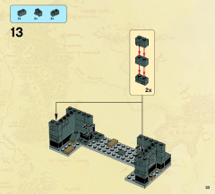 LEGO 9473 instructions page 33 – build guide
