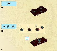 LEGO 9473 instructions page 72 – build guide