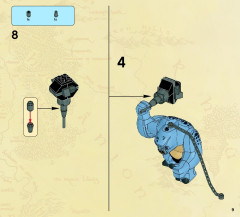 LEGO 9473 instructions page 9 – build guide