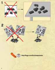LEGO 9474 instructions page 4 – build guide