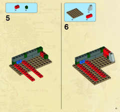 LEGO 9476 instructions page 11 – build guide