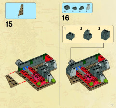 LEGO 9476 instructions page 17 – build guide