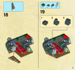 LEGO 9476 instructions page 19 – build guide