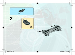 LEGO 9481 instructions page 9 – build guide