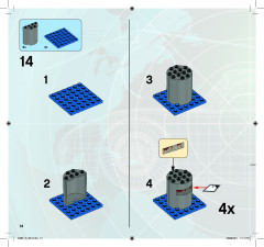 LEGO 9486 instructions page 14 – build guide