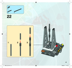 LEGO 9486 instructions page 43 – build guide