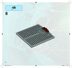 LEGO 9486 instructions page 8 – build guide