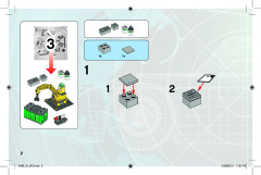 LEGO 9486 instructions page 2 – build guide