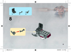 LEGO 9488 instructions page 11 – build guide
