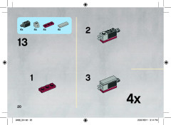 LEGO 9488 instructions page 20 – build guide
