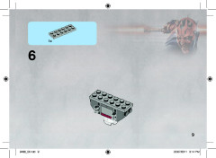 LEGO 9488 instructions page 9 – build guide