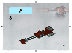 LEGO 9489 instructions page 21 – build guide