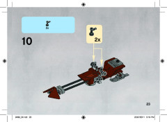 LEGO 9489 instructions page 23 – build guide