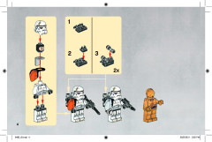 LEGO 9490 instructions page 4 – build guide