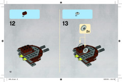 LEGO 9491 instructions page 12 – build guide