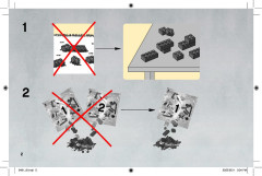 LEGO 9491 instructions page 2 – build guide