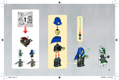 LEGO 9491 instructions page 3 – build guide