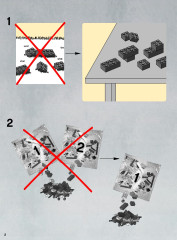 LEGO 9492 instructions page 2 – build guide