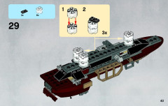 LEGO 9496 instructions page 43 – build guide