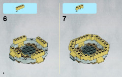 LEGO 9496 instructions page 8 – build guide