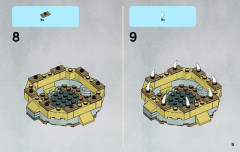 LEGO 9496 instructions page 9 – build guide